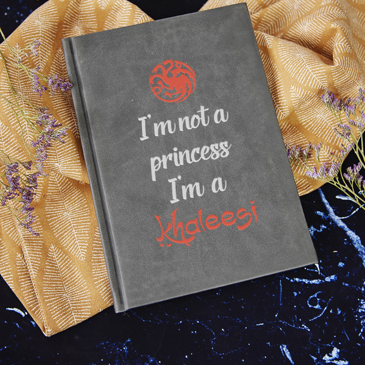 I`m Khaleesi - Notizbuch A5 mit Aufdruck